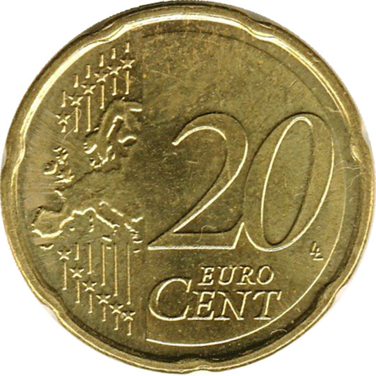 coin 20 euro cent after 2006