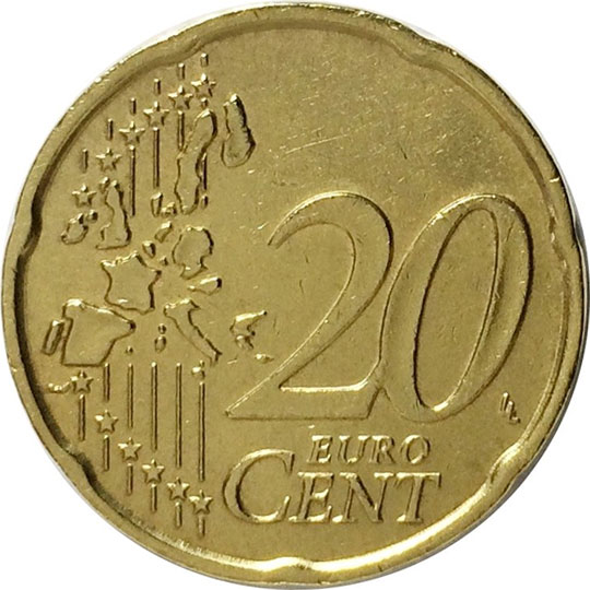 coin 20 euro cent 1999-2006