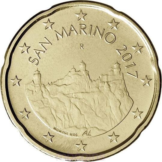 coin 20 euro cent san-marino