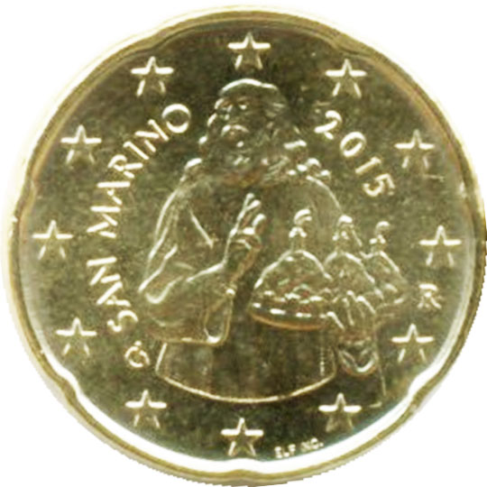 coin 20 euro cent san-marino