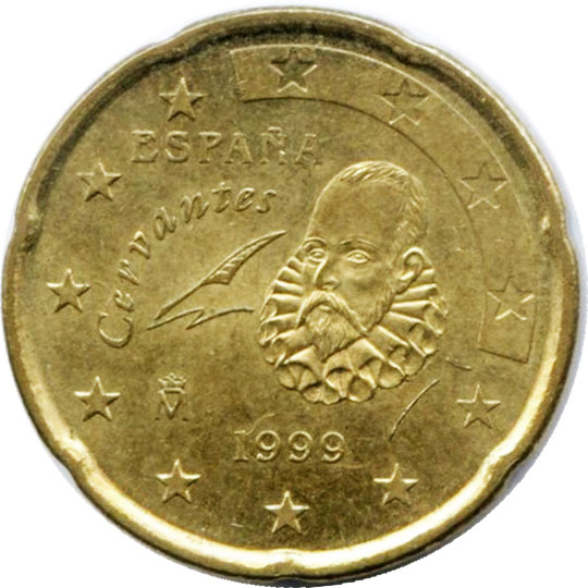 coin 20 euro cent spain