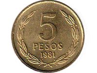5 pesos modernos