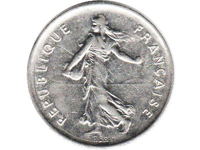 Monnaie en francs (1958-2001)