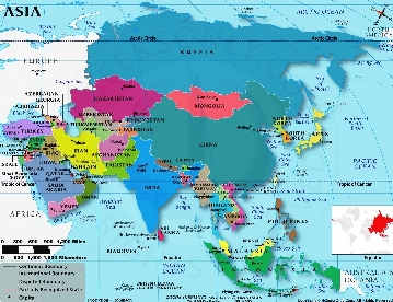 Asian map
