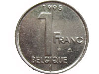 1 franc coin