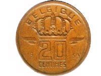 20 centimes monnaie