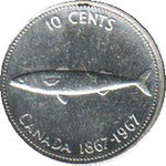 Canada 10 cents commémorative piece