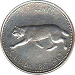 Canada 25 cents commemorative coin