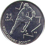 Canada 25 cents Olympics piece
