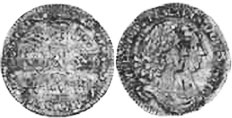 coin English 6 pence 1693