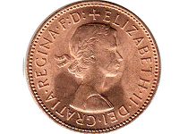 Élisabeth II pre-decimal coin