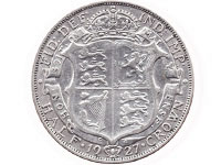 1/2 crown coin