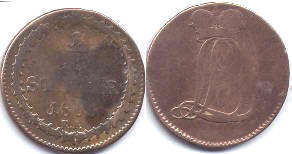 Münze Hessen-Darmstadt 1/2 stuber 1805