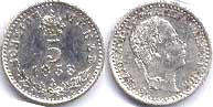 Münze Kaisertum Österreich 5 kreuzer 1858