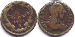 Münze RDR Austria 1/2 Kreuzer 1776