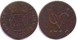 coin Gelderland 1 duit 1790