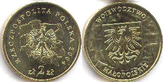 moneta Polska 2 zlote 2004