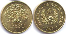 coin Guinea-Bissau 1 peso GUINE-BISSAU