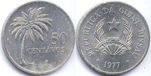 coin Guinea-Bissau 50 centavos GUINE-BISSAU