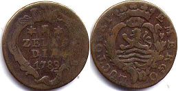 coin Zealand 1 duit 1789