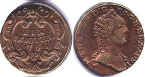 coin RDR Austria 1 kreuzer 1761