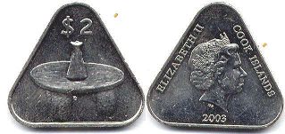 coin Cook Islands 2 dollars 2003