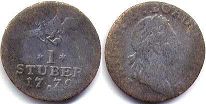 Münze Ostfriesland 1 stuber 1779