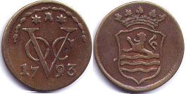 coin Zealand 1 duit 1793