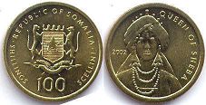 coin Somalia 100 shillings 2002