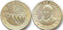 moneda Nicaragua 10 centavos 1928
