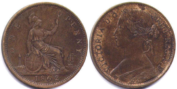 UK Victoria coins - online catalog with pictures and values, free