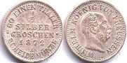 coin Prussia 1/2 groschen 1872