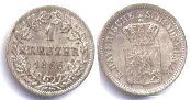 Münze Bayern 1 kreuzer 1866