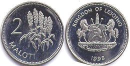coin Lesotho 2 maloti 1998