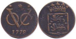 coin West Friesland 1 duit 1778