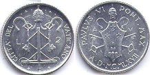 coin Vatican 2 lire 1967