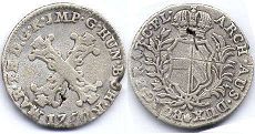 coin Austrian Netherlands 10 liards 1750