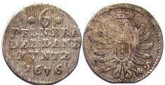 Münze Brandenburg 6 Pfennig 1676