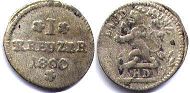 coin Hesse-Darmstadt 1 kreuzer 1800