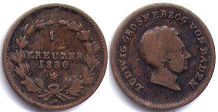 coin Baden 1/2 kreuzer 1830