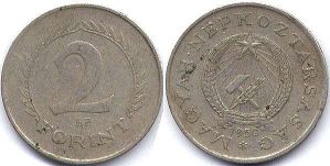 coin Hungary 2 forint 1950