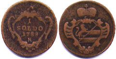 coin Gorizia 1 soldo 1783