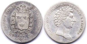 coin Sweden 1/4 riksdaler 1830