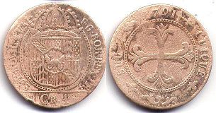 coin Neuchatel 4 kreuzer 1791
