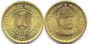 moneda Peru 1 centimo 1985