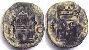 coin Spain blanca 1556-1598