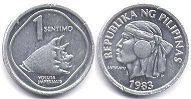 coin Philippines 1 centimo 1983