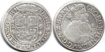 Münze Brandenburg 1/4 Thaler 1624