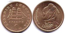 coin Greece 1 drachma 1988