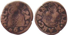 moneta Venice 1 bezzo (6 denaro) senza data (1618-1623)